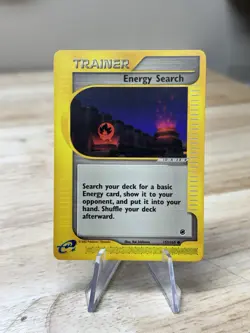 Pokemon Energy Search 153/165 Expedition E-Reader Pokemon Common Card NM 2002 - Image 1