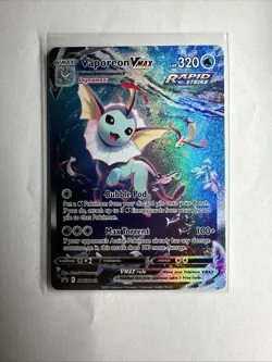 Vaporeon VMAX SWSH182 SWSH: Sword & Shield Promo Cards Holo - Image 1