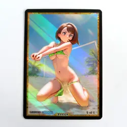 GLORIA Waifu Anime Card LIMITED 1/1 Custom TCG Holo Goddess Story ACG T14576 - Image 1