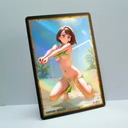 GLORIA Waifu Anime Card LIMITED 1/1 Custom TCG Holo Goddess Story ACG T14576 - Image 2
