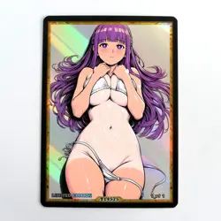 FERN Waifu Anime Card LIMITED 1/1 Custom TCG Holo Goddess Story ACG T14575 - Image 1