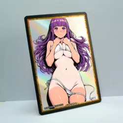 FERN Waifu Anime Card LIMITED 1/1 Custom TCG Holo Goddess Story ACG T14575 - Image 2
