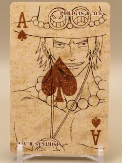 Portgas D. Ace One Piece Playing Cards Japanese anime spade Ace M110 - Image 1