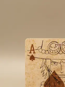 Portgas D. Ace One Piece Playing Cards Japanese anime spade Ace M110 - Image 3
