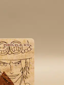 Portgas D. Ace One Piece Playing Cards Japanese anime spade Ace M110 - Image 4