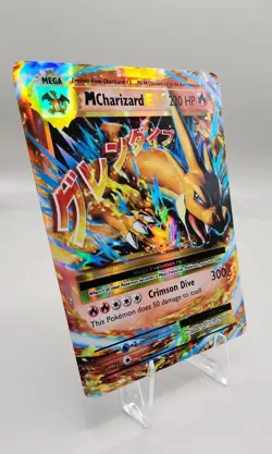 Mega Charizard EX 13/108 XY Evolutions Ultra Rare Pokemon Card - Image 2