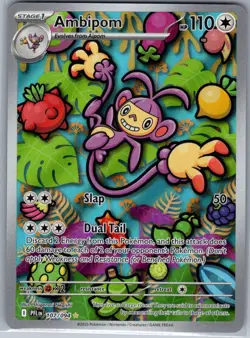 Ambipom 107/094 ME02: Phantasmal Flames - Pokemon Card - NM - Image 1