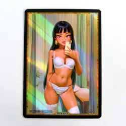 CHEL Waifu Anime Card LIMITED 1/1 Custom TCG Holo Goddess Story ACG T14565 - Image 1