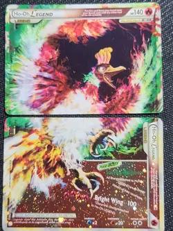 Ho-Oh LEGEND Holo Card Lot 111/123 & 112/123 Pokemon TCG Legend English - Image 1