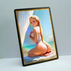 CAMMY WHITE Waifu Anime Card LIMITED 1/1 Custom TCG Holo T14564 - Image 2