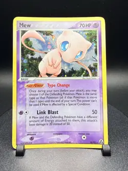 Mew 10/92 Pokemon Legend Maker Holo Clean Front Nice PC Card Holo Bleed!!!!!! - Image 1