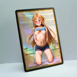ASUNA Waifu Anime Card LIMITED 1/1 Custom TCG Holo Goddess Story ACG T14557 - Image 2