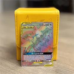 (RARE) Pokemon TCG Moltres & Zapdos & Articuno GX 69/68 TAG TEAM Holo Card - Image 1