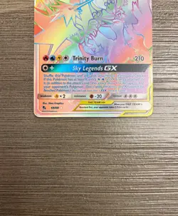 (RARE) Pokemon TCG Moltres & Zapdos & Articuno GX 69/68 TAG TEAM Holo Card - Image 4