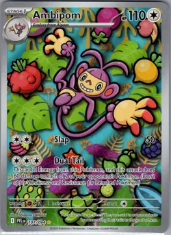 Ambipom 107/094 ME02: Phantasmal Flames - Pokemon Card - NM - Image 1