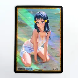 AKARI Waifu Anime Card LIMITED 1/1 Custom TCG Holo Goddess Story ACG T14553 - Image 1