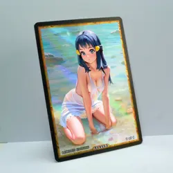 AKARI Waifu Anime Card LIMITED 1/1 Custom TCG Holo Goddess Story ACG T14553 - Image 2
