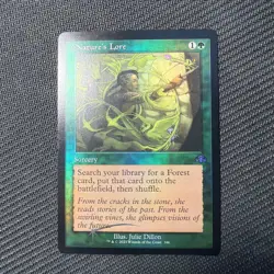 Nature's Lore (Retro Frame) - NM Foil U : Dominaria Remastered - Image 1