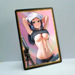 AKARI Waifu Anime Card LIMITED 1/1 Custom TCG Holo Goddess Story ACG T14552 - Image 2