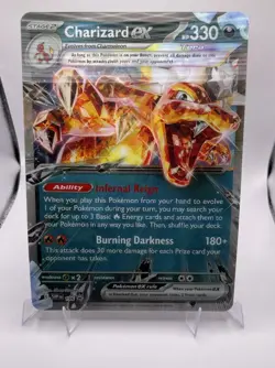 Charizard ex 196/091 Jumbo Card 🔥From Charizard Collection🔥 Lenticular NM - Image 1