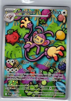 Ambipom 107/094 ME02: Phantasmal Flames - Pokemon Card - NM - Image 1