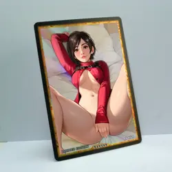 ADA WONG Waifu Anime Card LIMITED 1/1 Custom TCG Holo Goddess Story ACG T14549 - Image 2