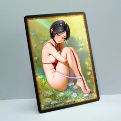 ADA WONG Waifu Anime Card LIMITED 1/1 Custom TCG Holo Goddess Story ACG T14548 - Image 2