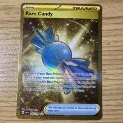 Pokemon TCG Scarlet & Violet Base Set Hyper Rare Holo Card 256/198 Rare Candy NM - Image 1