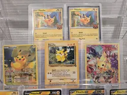 Pokemon Pikachu Card Lot 13 Cards V EX Full Art Promo Holo Rare Bulk NM - Image 2