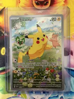 Pokemon TCG Pikachu SVP 088 2024 Scarlet & Violet Black Star Promo Card - Image 3