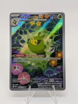 Pokemon TCG White Flare Swadloon Card IR 088/086 - Image 1