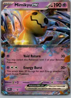 Pokemon Mimikyu ex #004 SV: Scarlet & Violet Promo Cards NM - Image 1