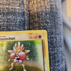 Pokemon Hitmonchan Base Set Holo Rare Basic 7/102 70 HP English Card - Image 3