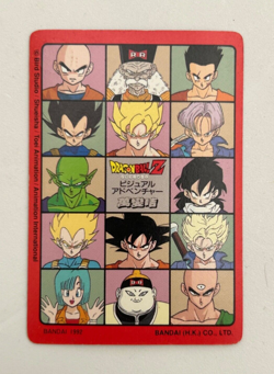 BANDAI Dragon Ball Z Visual Adventure Card Collection #158 1992 - Image 2