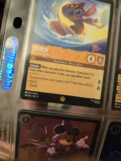 Disney Lorcana TCG Bulk Lot BINDER - 122 ish cards ALL HOLO SOME GOLD RARES ETC - Image 3