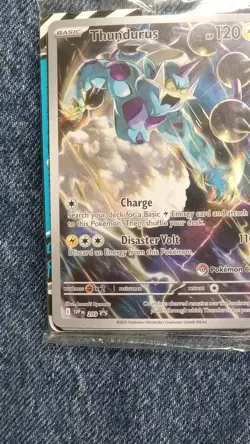 *SEALED* Thundurus - SVP 209 TCG Pokemon Center PROMO BLACK BOLT ETB Card - Image 1