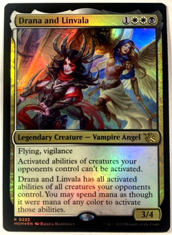MTG Drana and Linvala FOIL March of the Machine 0222 NM - Image 1