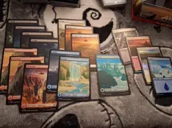 Full Art/ Foil Avatar MTG Lands Lot Of x22 - Image 1