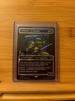 Leonardo, the Balance M0083) (Borderless) (Surge Foil) Commander: Teenage Mutant - Image 1