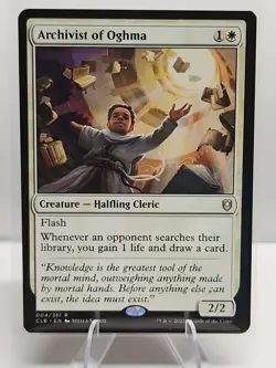 MTG Archivist of Oghma (4/1080) Commander Legends Battle for Baldur's Gate NM - Image 1