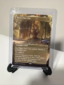 Three Tree City (Borderless) (0337) Bloomburrow Regular - Image 1