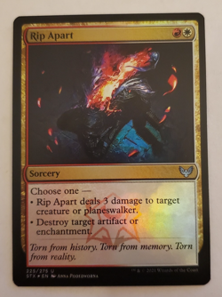 1x Rip Apart FOIL Strixhaven MTG Magic the Gathering NM - Image 1
