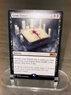 2020 MTG Magic the Gathering M21 Core Set 2021 #103 Grim Tutor NM (D) - Image 1