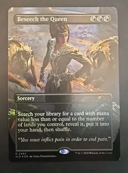 Beseech the Queen Secret Lair Drop MTG Foil Near Mint - Image 1