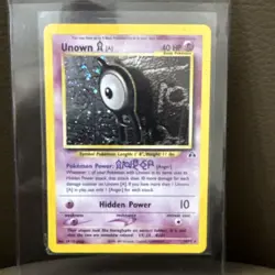 Pokemon TCG Neo Revelation Holo Reverse Holo Lot Houndoom Ampharos Unown - Image 5