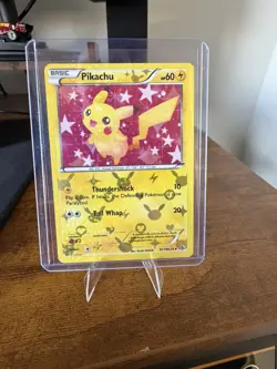 Pokemon Pikachu RC7/RC25 Reverse Holo Legendary Treasures Radiant Collection LP - Image 1