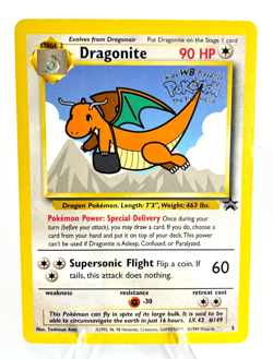 Dragonite WB #5 - Black Star WOTC Promo - Pokemon - MP - Image 1
