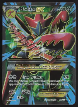 M Scizor EX 120/122 Ultra Rare BREAKPOINT Pokemon Near Mint - Image 1