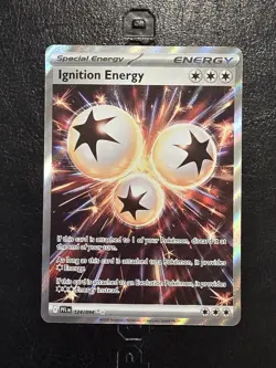 Pokemon TCG Ignition Energy 124/094 Ultra Rare FA ME02: Phantasmal Flames NM - Image 1