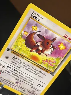 1999 Pokemon Eevee 51/64 Jungle 1st First Edition - Image 1
